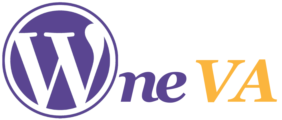 One wordpress va logo purple